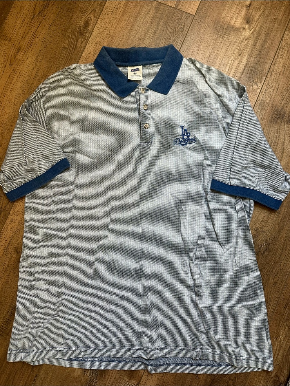 Dodgers Vintage Polo Shirt, Men's, Los Angeles, Baseball, 100% Cotton, XL